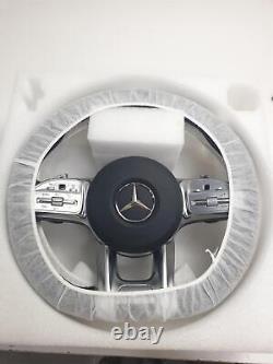 Mercedes W205 15-19 AMG Steering wheel NEW Hard Leather +Adapter A0008601600