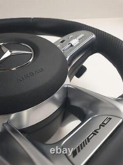 Mercedes W205 15-19 AMG Steering wheel NEW Hard Leather +Adapter A0008601600