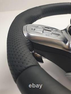 Mercedes W205 15-19 AMG Steering wheel NEW Hard Leather +Adapter A0008601600