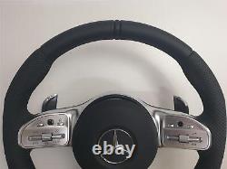 Mercedes W205 15-19 AMG Steering wheel NEW Hard Leather +Adapter A0008601600