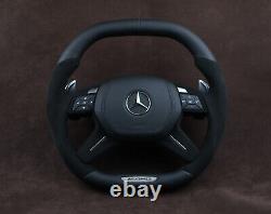 Mercedes custom Steering Wheel W463 W166 X166 GL ML G Flat top bottom AMG paddle