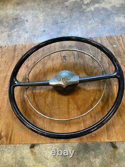 Mercury 49 50 1949 1950 Steering Wheel with Horn Ring and Center Cover