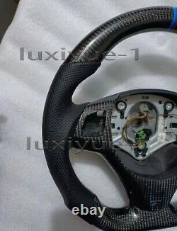 NEW Carbon Fiber Steering Wheel For BMW E90 E91 E92 E87 E82 support inst paddle