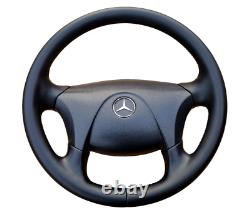 NEW Mercedes ECONIC VARIO ACTROS ATEGO AXOR Leather Steering Wheel Truck UPGRADE