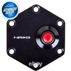 NEW NRG Aluminum Steering Wheel Horn Button Cover Plate With Button STR-600BK