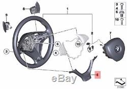NEW OEM BMW E70 E70N E71 M Sport Steering Wheel Cover black 32307839474