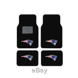 NFL New England Patriots Car Truck Seat Covers Steering Wheel Cover Floor Mats