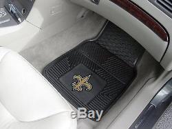 NFL New Orleans Saints Car Truck Seat Covers Floor Mats & Steering Wheel Cover