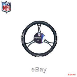 NFL Oakland Raiders Car Truck Seat Covers Steering Wheel Cover & Floor Mats Set