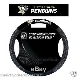 NHL Hockey Pittsburgh Penguins Fan Grip Steering Wheel Cover Brand New
