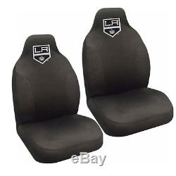 NHL Los Angeles LA Kings Car Truck Seat Covers Floor Mats Steering Wheel Cover