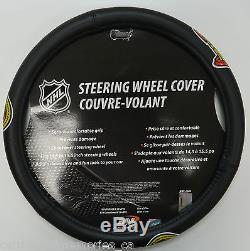 NHL Ottawa Senators Vehicle Steering Wheel Cover (14.5 to 15.5 inch)