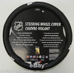 NHL Pittsburgh Penguins Vehicle Steering Wheel Cover (14.5 to 15.5 inch)