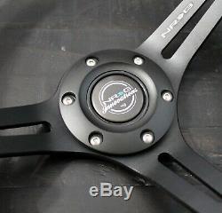 NRG SHORT HUB QUICK RELEASE STEERING WHEEL RS-2.1CG Honda 96-00 CIVIC EK EX