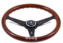 Nardi style wood Steering Wheel with cover and horn button