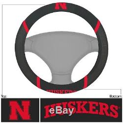 Nebraska Huskers Embroidered Steering Wheel Cover