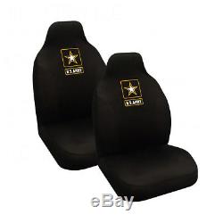 New 6pc U. S. ARMY Car Truck Front Seat Covers Steering Wheel Cover Floor Mats