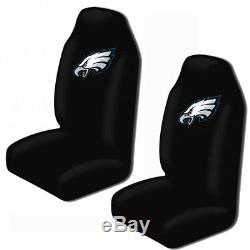 New 7pcs NFL Philadelphia Eagles Seat Covers Floor Mats Steering Wheel Cover