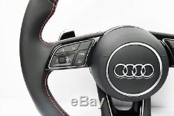 New Audi Flat Bottom Leather Steering Wheel with Shift Paddles A4 S4 A5 S5 1120