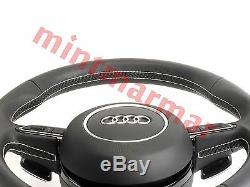 New Audi SQ5 Flat Bottom Leather Steering Wheel with Shift Paddles Q5 1080