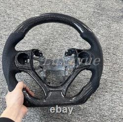 New Black Carbon fiber Steering wheel+Cover for Honda Civic Type-R 12-15FB FG FK