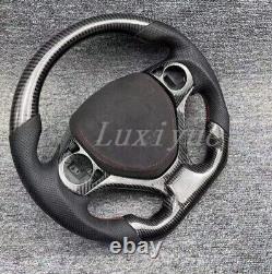 New Black Carbon fiber Steering wheel+Cover for Honda Civic Type-R 12-15FB FG FK