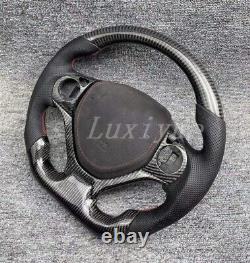 New Black Carbon fiber Steering wheel+Cover for Honda Civic Type-R 12-15FB FG FK