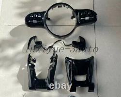 New Black Steering Wheel Button+Paddle+Cover forMercedes-Benz AMG direct install