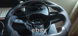 New Carbon Fiber Steering Wheel Cover Installation for Audi R8 TT TTS TTRS 07-15