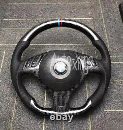 New Carbon Fiber Steering Wheel for BMW E46 M3+ Cover (No paddle holes) 2001-06