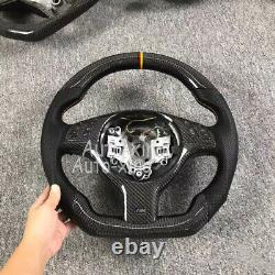 New Carbon Fiber Steering Wheel for BMW E46 M3+ Cover (No paddle holes) 2001-06