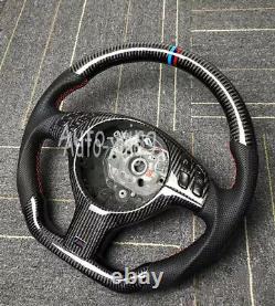 New Carbon Fiber Steering Wheel for BMW E46 M3+ Cover (No paddle holes) 2001-06