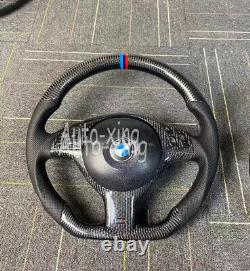 New Carbon Fiber Steering Wheel for BMW E46 M3+ Cover (No paddle holes) 2001-06