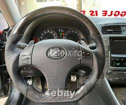 New Carbon Fiber Steering Wheel for Lexus IS200 250 300 350 IS/RCF + Cover 2008+