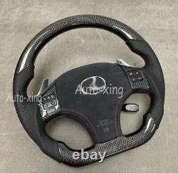 New Carbon Fiber Steering Wheel for Lexus IS200 250 300 350 IS/RCF + Cover 2008+