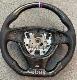 New Carbon Fiber Steering Wheel skeleton+Cover for BMW F10 F11 F01 F03No paddle
