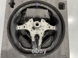 New Carbon Fiber Steering Wheel skeleton+Cover for BMW M2 M3 M4 F80 F82 F90 15+