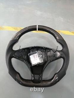 New Carbon Fiber sport flat Steering Wheel for Tesla Model S/X 2012-2020 white