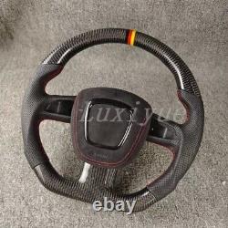 New Carbon Fiber steering wheel Frame For Audi A3 A4 A5 A6 S4 S5 S6 S8 Q5 RS4/5