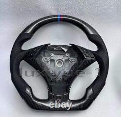 New Carbon Fiber steering wheel+cover for BMW M5 M6 E60 520i 528xi E61 04-07