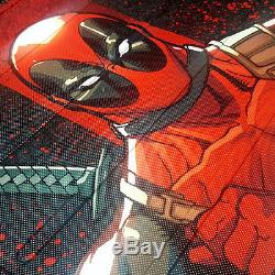 New DC Comic Deadpool Car Seat Covers Floor Mat and Steering Wheel Cover Set