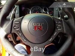 New Dry Carbon Fiber Steering Wheel Cover Fits Nissan GT-R GTR R35