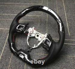 New Forged carbon fiber smart LED+LCD steering wheel for Lexus IS 250 300 ISF 14