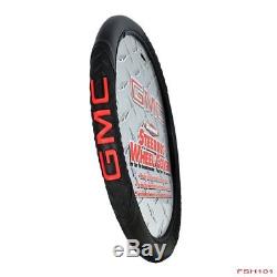 New GMC Car Truck Front Back Rubber Floor Mats Seat Covers Steering Wheel Cover