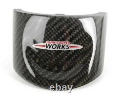 New Genuine Oem Mini Jcw Carbon Trim Cover For Sports Steering Wheel 32302147228