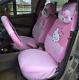 New Hello Kitty Car Seat Covers Steering Wheel Cover Head restraint 18pcs