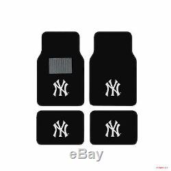 New MLB New York Yankees Car Truck Seat Covers Floor Mats Steering Wheel Cover