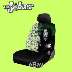 New Marvel Comic Joker Car Seat and Steering Wheel Cover Mats for FORD