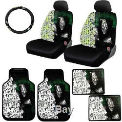 New Marvel Comic Joker Car Seat and Steering Wheel Cover Mats for HONDA