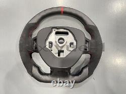 New Matte carbon fiber steering wheel+Alcantara for Chevrolet Corvette C7 14-19